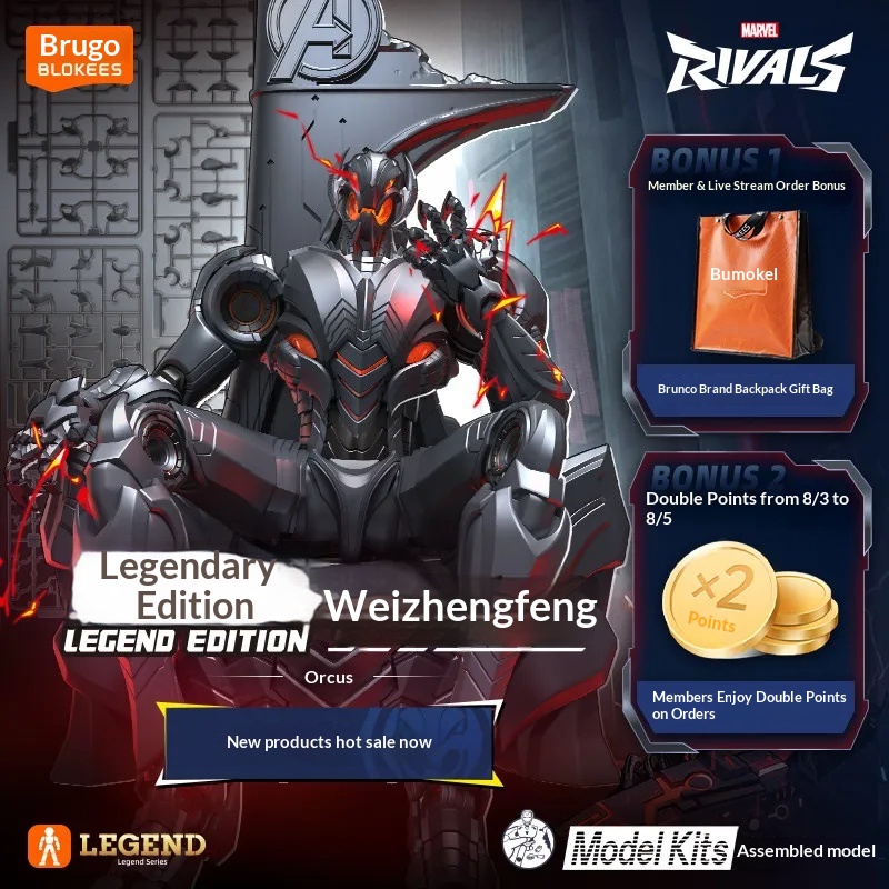 Model Kit Ultron - Blokees Rivals Legend Edition Ultron Modellbausatz