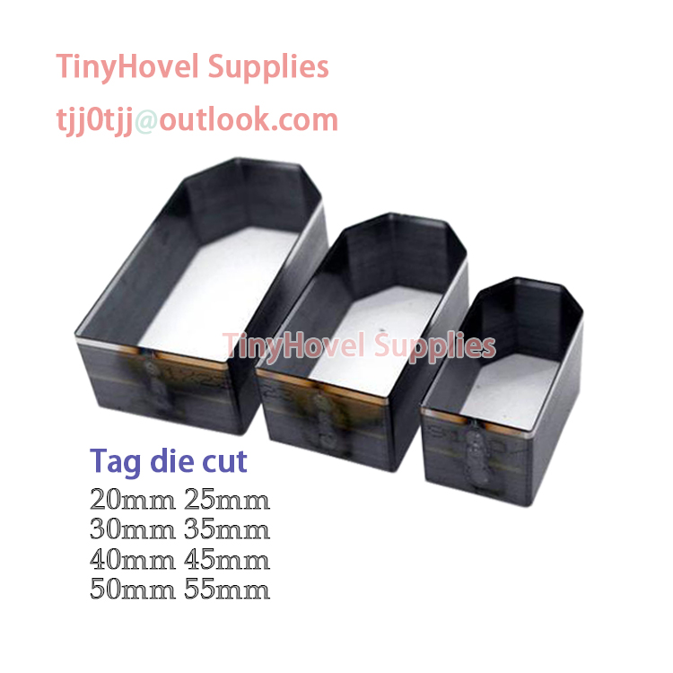 Model Kit Cutter - Tag Stahls chneide formen für Leder,