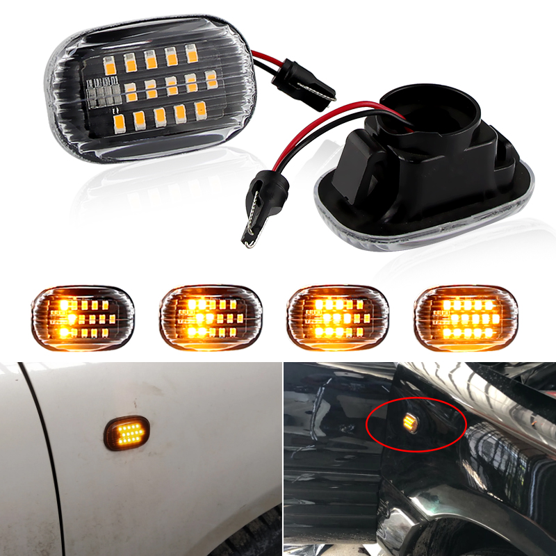 Panel Line Marker - 2 stücke dynamische LED-Seiten markierung fließende