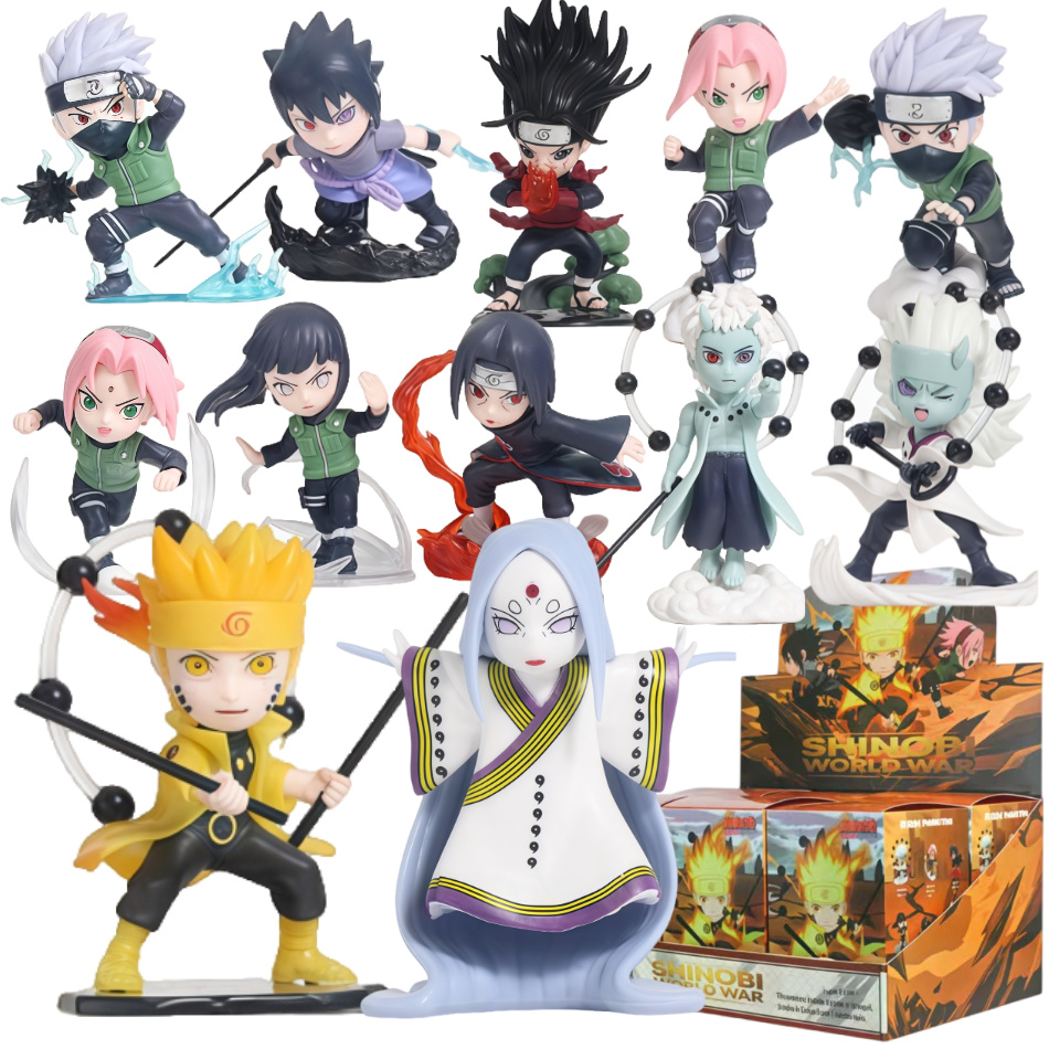 Model Kit Naruto - Anime Naruto Blind Box Modellfigur 1-12