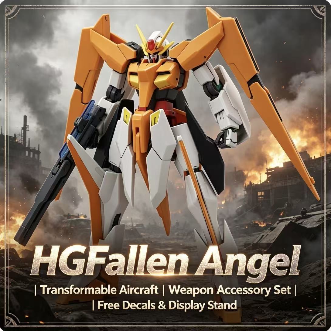 Model Kit Medabots - HG 1/144 Fallen Angel Transformierbares Flugzeug-Mecha-Modellbausatz