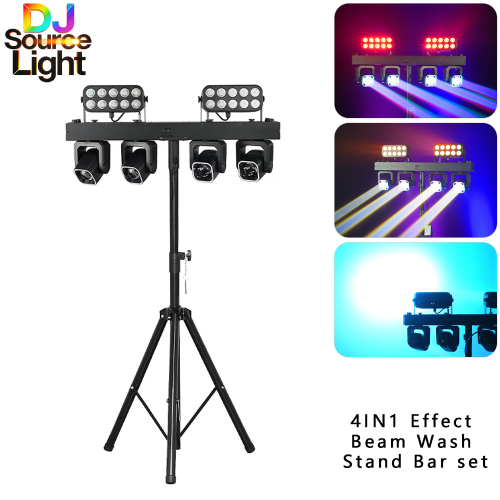 Wash Effect Set - LED RGBW 4in1 4x40W Beam Moving