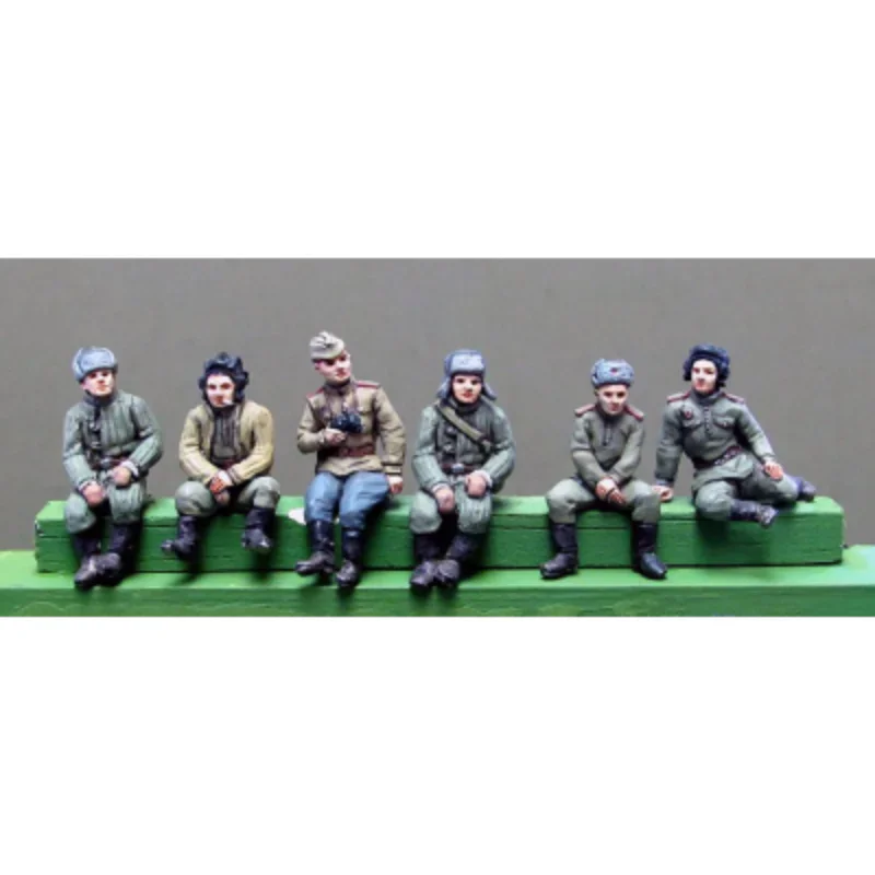 Model Kit Motor Nuclear - Maßstab 1:72, Druckguss-Harzfigur, Modellbausatz, Panzsoldat, sitzende