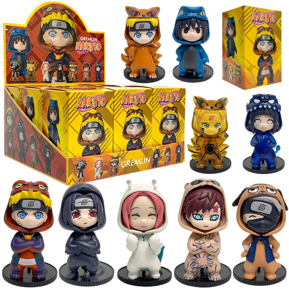 Model Kit Naruto - Anime 8 cm Naruto 9-teiliges Set