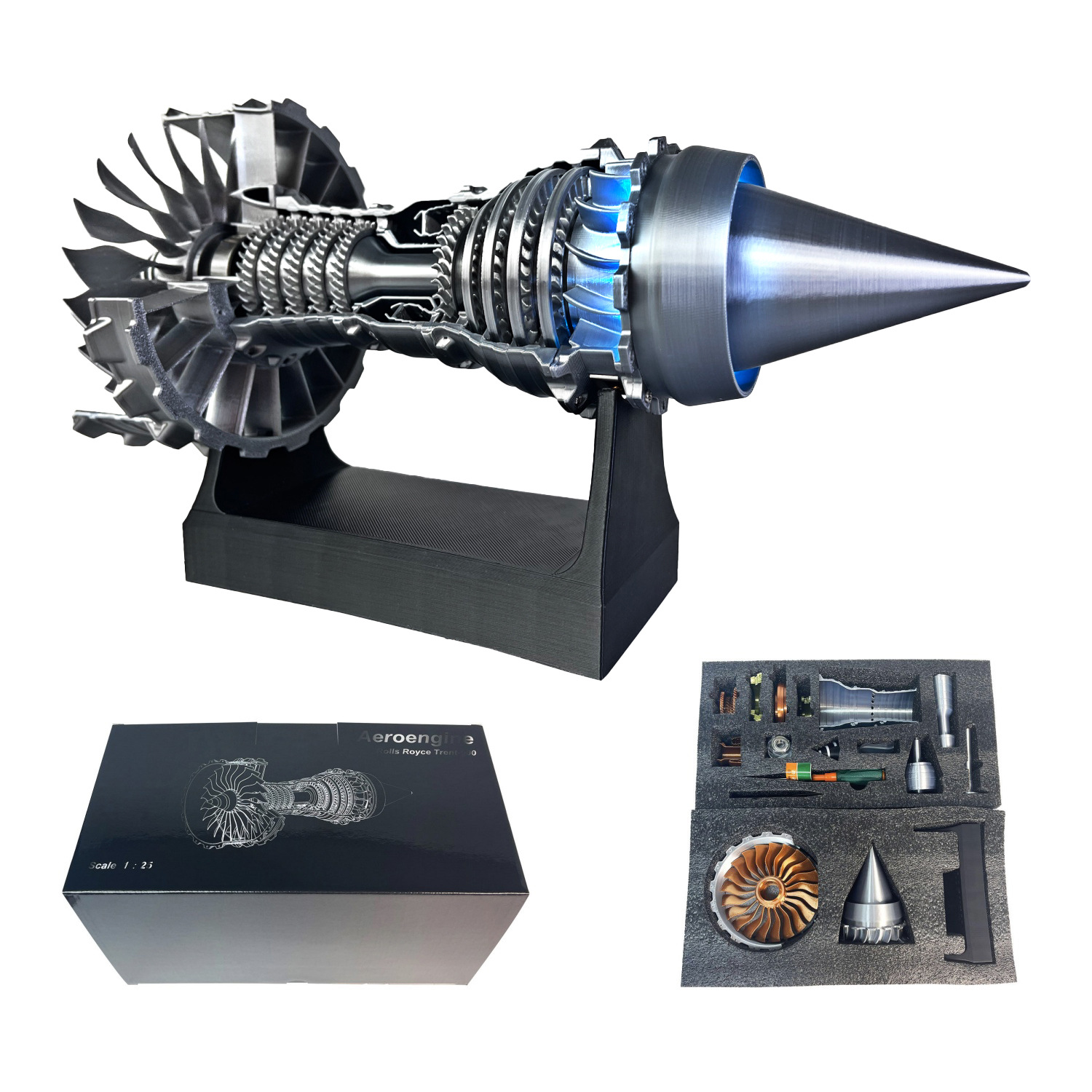 DIY Turbofan Jet Motor Modell  – Model Kit Jet Engine Bewertung und Preis