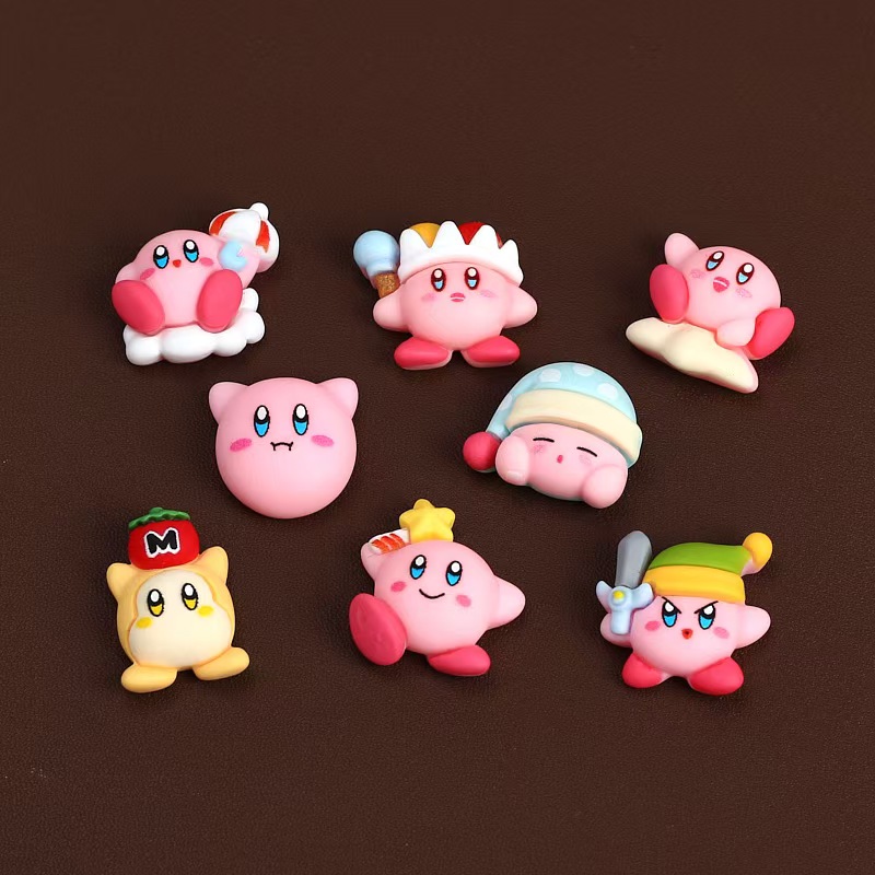 8 Teile/satz Cartoon Nette Ani – Model Kit Kirby Bewertung und Preis