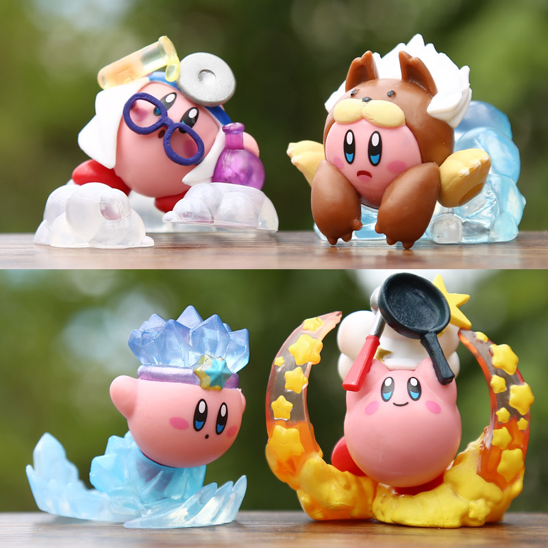 4-teiliges Set Anime Kirby Fig – Model Kit Kirby Bewertung und Preis