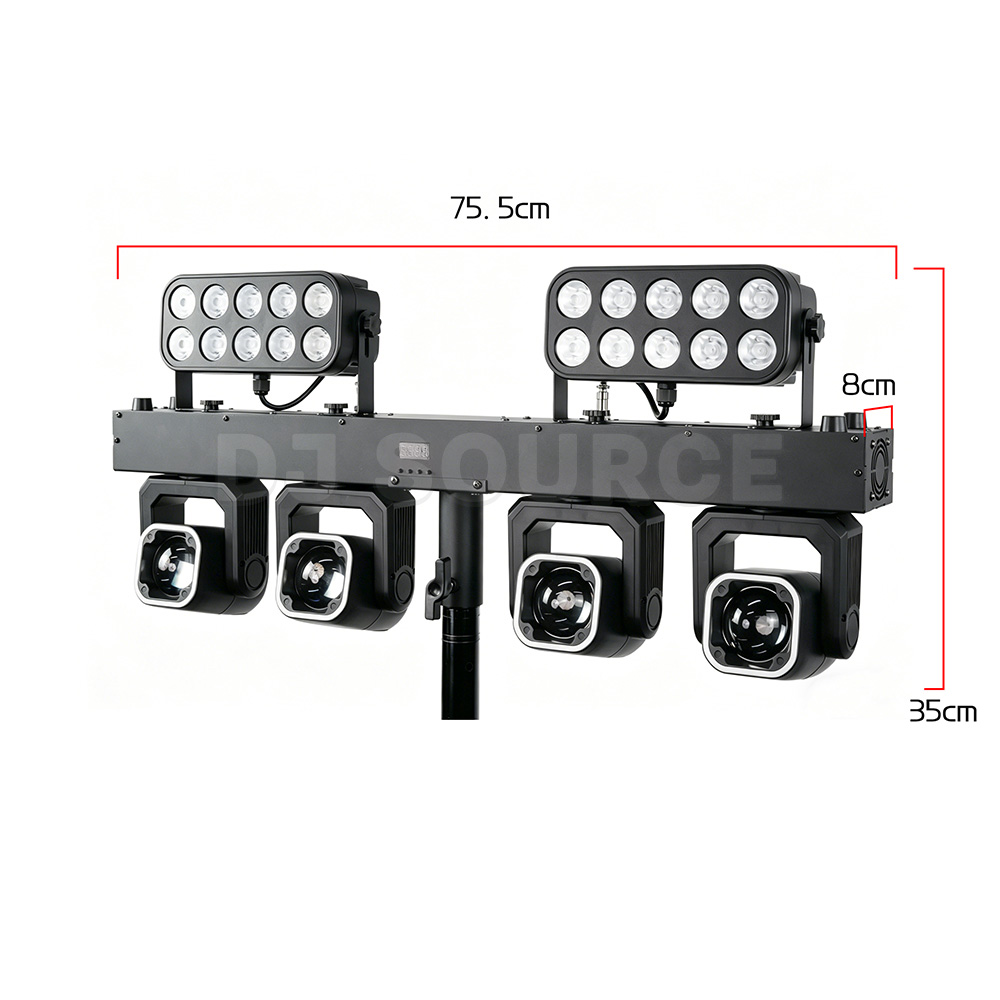 LED RGBW 4in1 4x40W Beam Movin – Wash Effect Set Bewertung und Preis