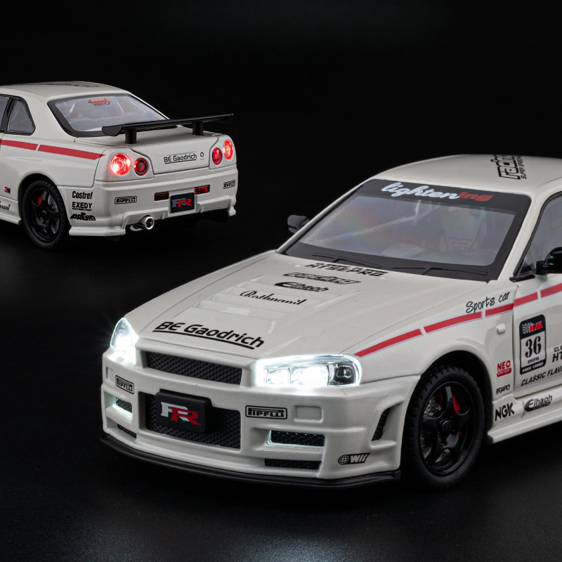 1:24 GTR R34 Sportwagen Modell – Model Kit Ae86 Bewertung und Preis