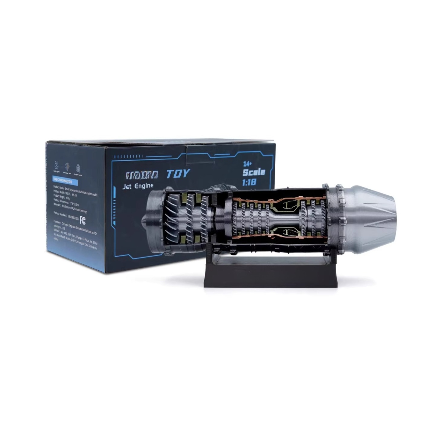 J20 Kampfjet Motor Modell DIY  – Model Kit Jet Engine Bewertung und Preis