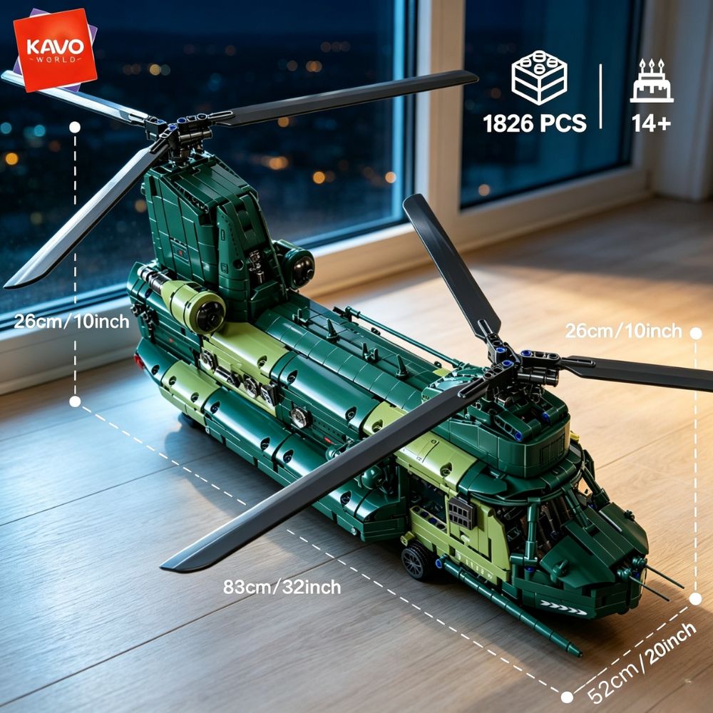 KAVOWORLD 1826-teiliges 32-Zol – Model Kit In Era Bewertung und Preis